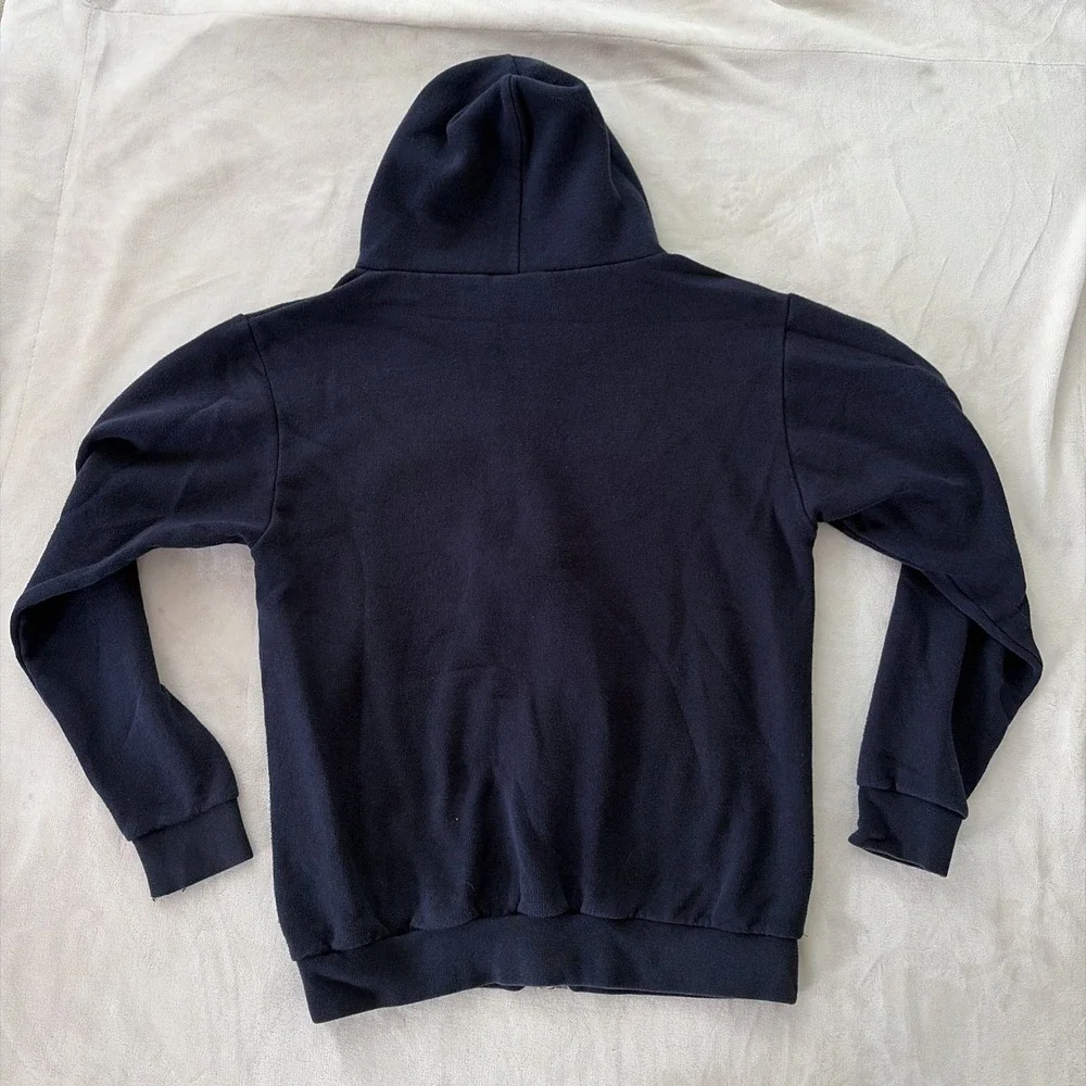 Walt Disney World Vintage Zip Up Sweatshirt Adult Medium With Hood Mickey Mouse